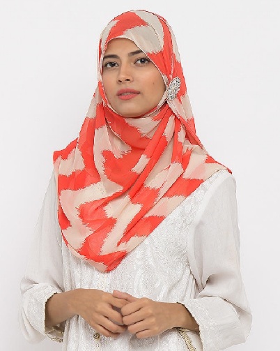 Κασκόλ φωτεινό χρώμα Hijab