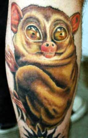 Tarsier -eläinten tatuointi