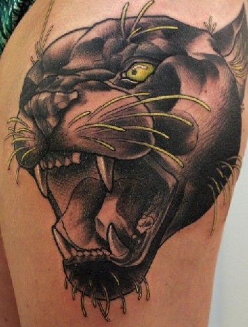 Panther -eläinten tatuoinnit