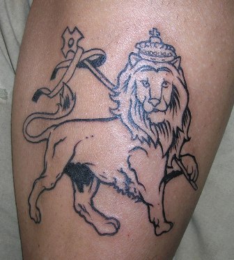 σχέδια τατουάζ ζώων λιονταριών