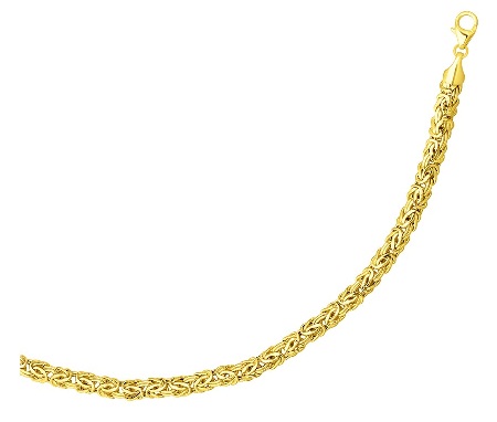 χρυσά-βραχιόλια-για-γυναίκες-κίτρινο-χρυσό-γυαλισμένα-βυζαντινά-βραχιόλια