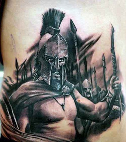 Troijan soturin tatuointi