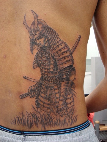 Yksinkertainen Warrior Tattoo Design