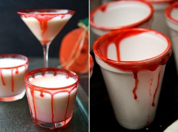 Svarta tavlor Dexter Filminspirerade glasögon-Bloody Spot Halloween Party Decoration