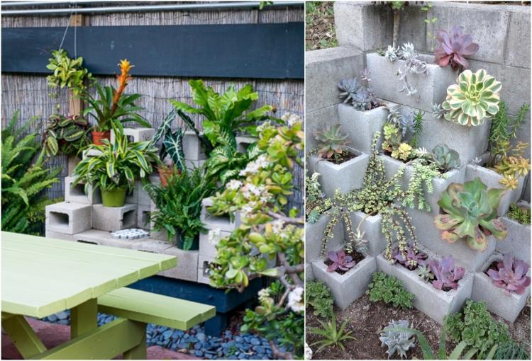 trädgård-dekoration-billig-idé-planter-luckor-block-byggnad