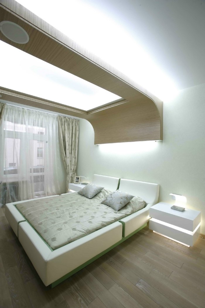 sovrum-design-indirekt-belysning-vit-grön-färger