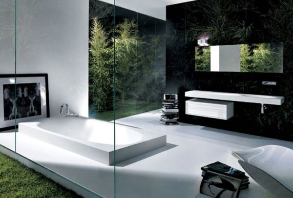 Designidéer badrum trendiga möbler minimalism uppdaterad