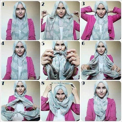 Στυλ Panjang Hijab