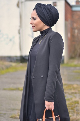 Pagdi -tyylinen Hijab