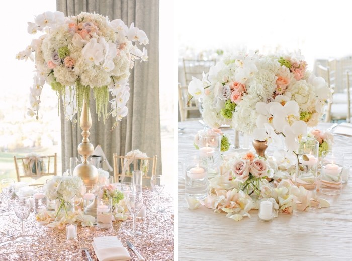 romantisk-bröllop-dekorationer-design-grädde-vit-rosa