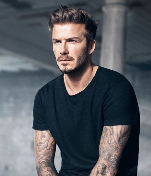 David Beckhamin sotkuinen Pompadour