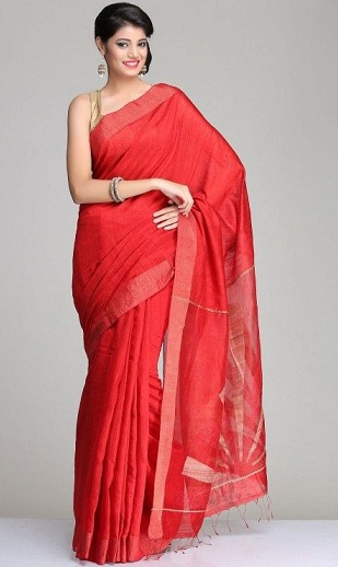 Το Classy Bengali Silk Saree