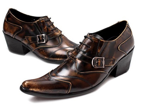 Επίσημα μαύρα παπούτσια Pointed Edge για άνδρες -22