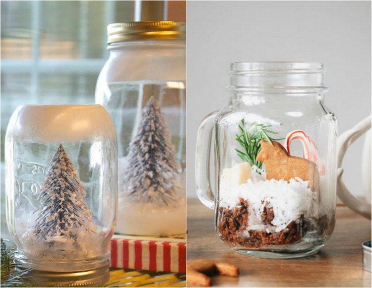 Juldekorationer -glas-gör-själv