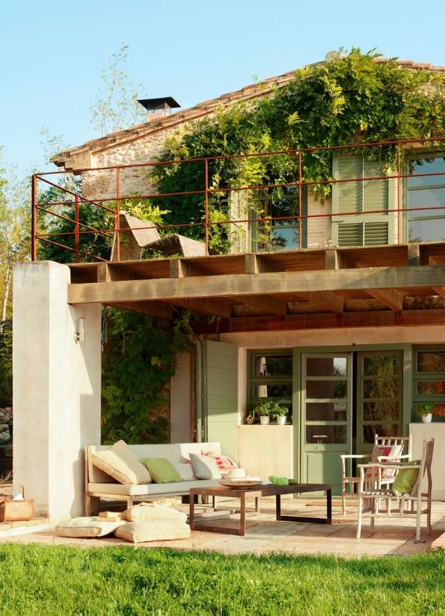 terrass-idéer-design-trä-balkong-golv-terrass tak-på samma gång