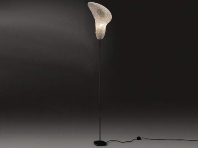 ango golvlampa design idéer belysning Jewel-One stål diffust ljus