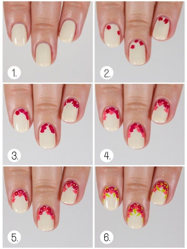 nagelmotiv-vårblommor-gör-det-själv-instruktioner