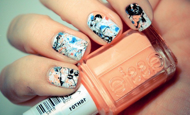 Nagelmotiv-gör det själv-nageldesign-idéer-inspirationer-pollock