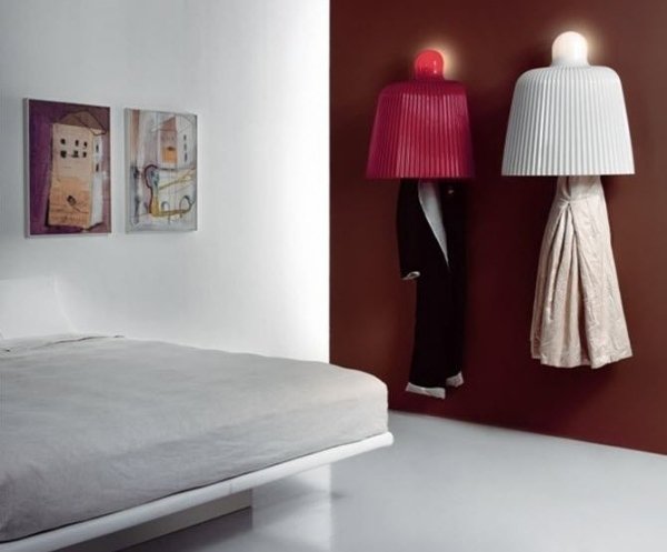 Brudparets moderna sovrum-rockrockar Tabard-Denis-Santachiara Design