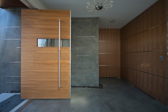 Lägenhet entrédörrar trä-metall tång-kant handtag-levande idéer