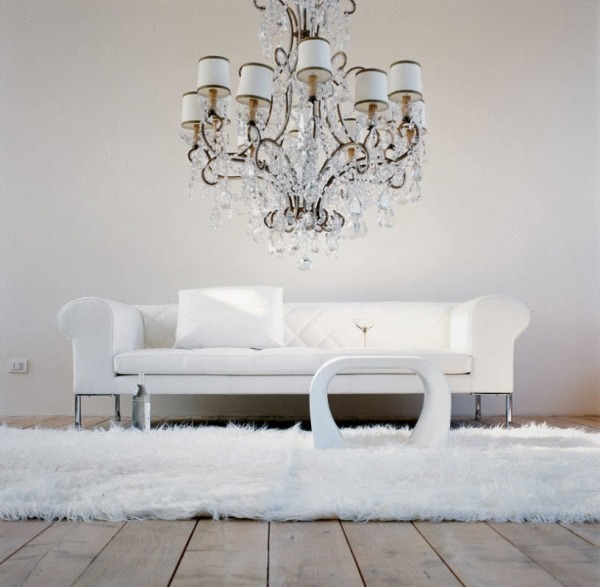Zanotta vit soffa modell-klassisk barockinspirerad Emaf-Progetti