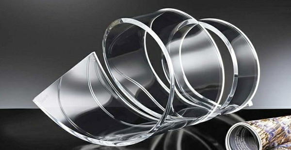 Scottilio Glass Design modern tidningshållare