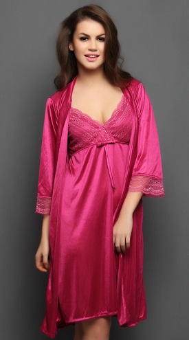 Wrap Robe Nighties naisille