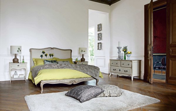 Möbleringsidéer för renässansstil i sovrumsskåp