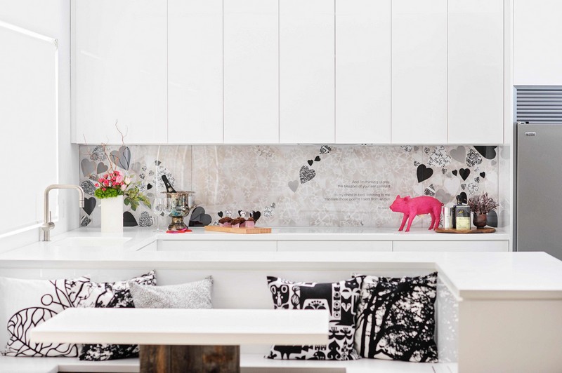 Kök bakvägg design fototapeter modern snygg