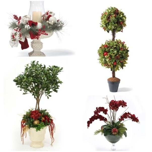 elegant-små-jul-träd-juldekorationer