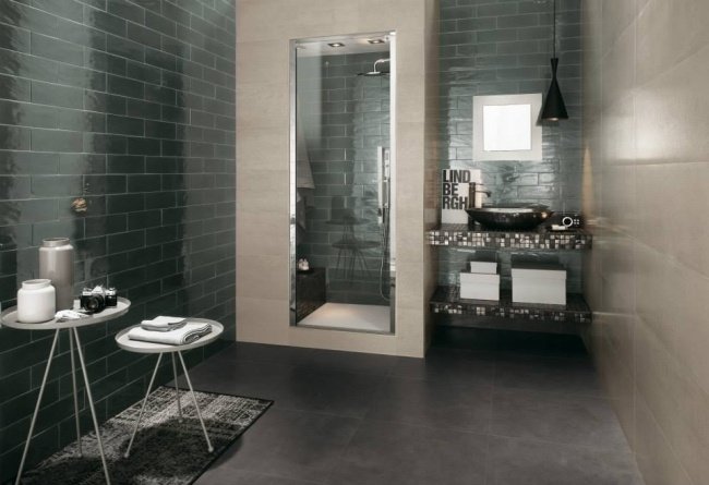 moderna badrumsdesignidéer kakel fap ceramiche mosaik fåfänga