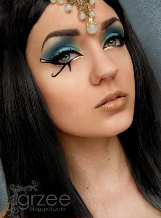 smink tips makeup idéer karneval cleopatra
