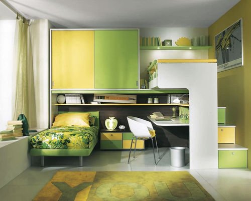 sangiorgio mobili gulgröna idéer för flickor och pojkar