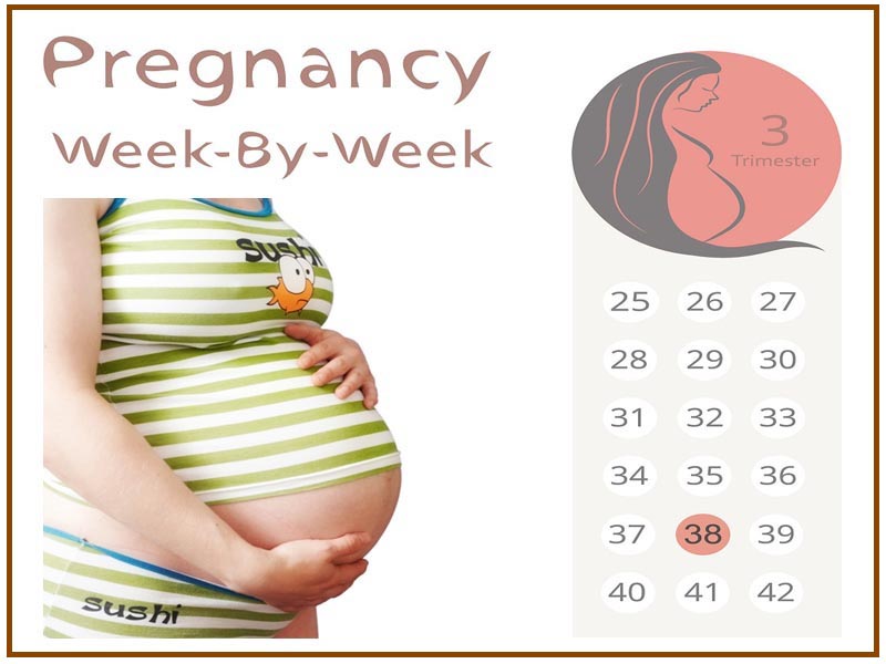 38 viikkoa raskaana
