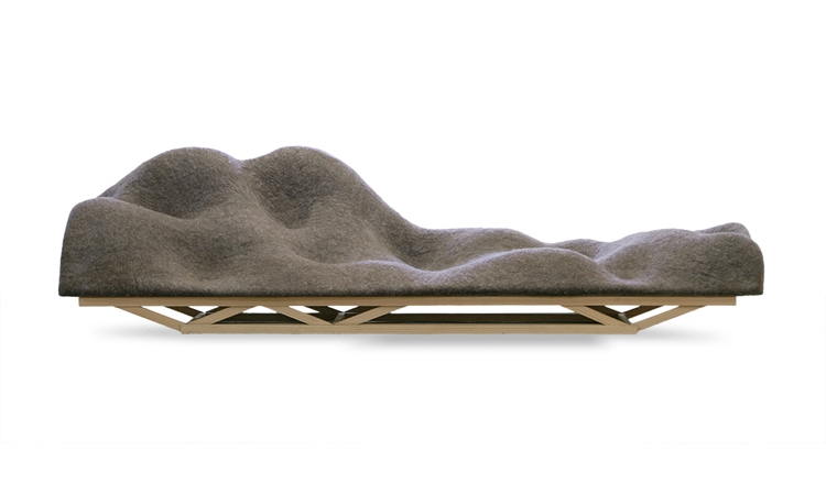 3D -utskrift möbler design soffa soffa basklädsel