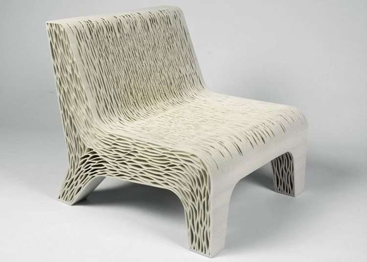 3d-tryck-möbler-design-fåtölj-minimalistisk-vit