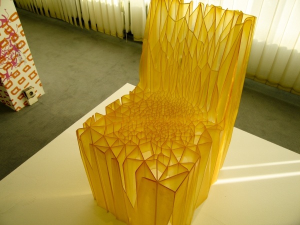 3D -skrivare designmöbler Solid C1 stol Patrick Jouin