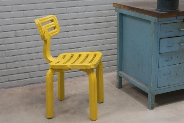dirk vander kooij 3D -tryckt stol