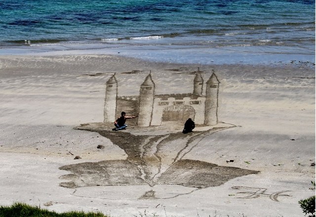 sand-slott-3d-idé-konst-effekter