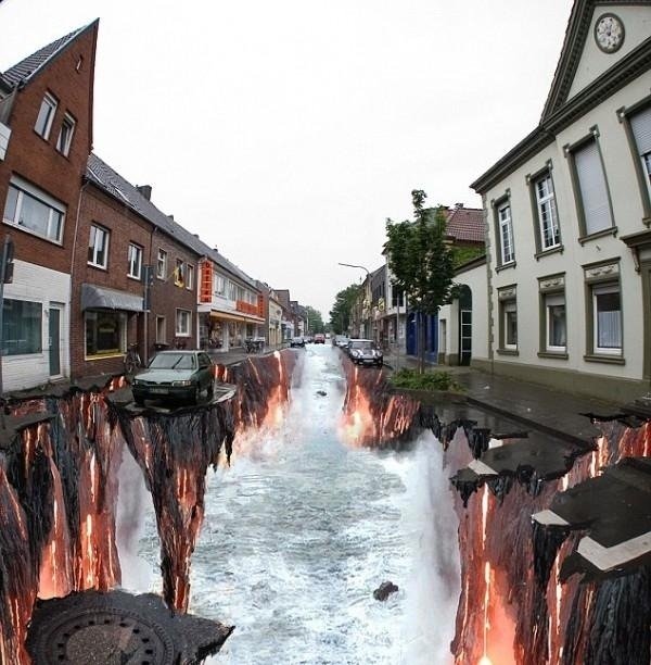Street Art-Müller-Pflastererkunst Idéer