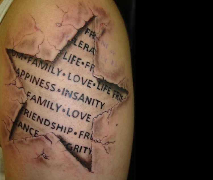 3d-tatuering-stjärna-typsnitt-kärlek-familj-vänskap