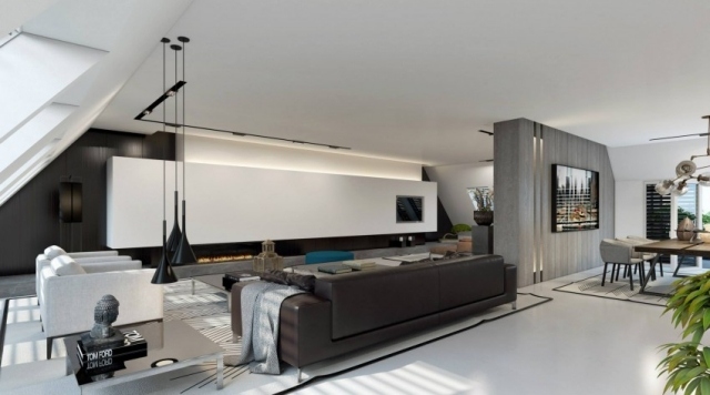 minimalistisk utseende-lägenhet-Düsseldorf-vardagsrum-3d-visualiserad-ando-studio