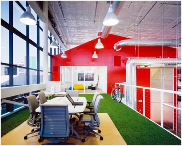 google-office-design-omisskännliga-färger