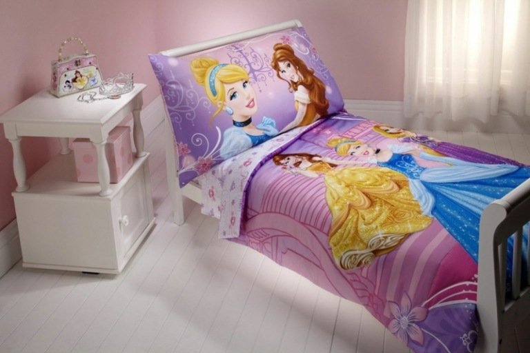 barnrum för små flickor Askungen sängkläder Disney Belle