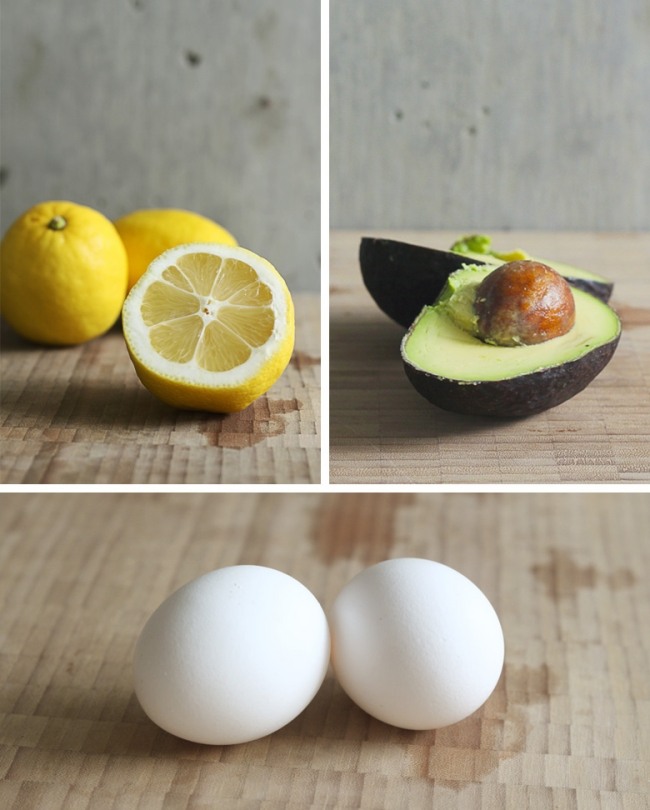 Recept-ansiktsmask-mogen-avokado-citronsaft-honung-äggvita