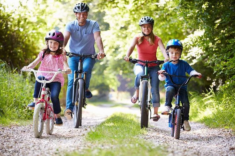 anordna cykelturer med barn på sommaren