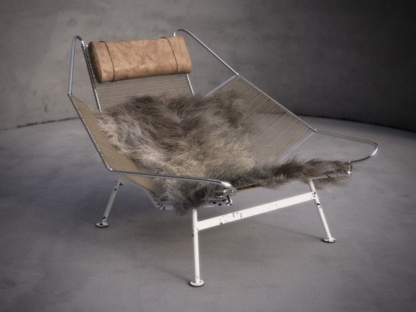 Fåtölj-fåtölj soffa design modern dagsäng gjord av pälskast nackstöd