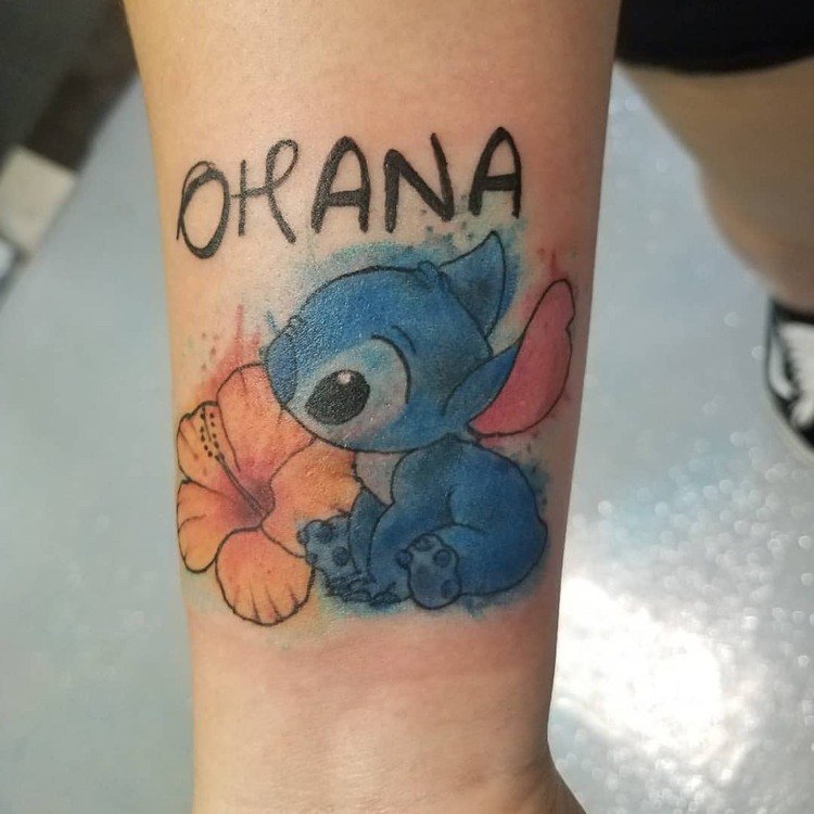 ohana tatuering tatuering familjeliv söt