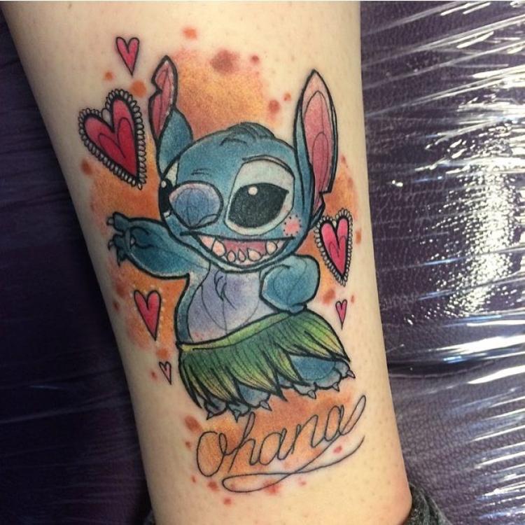 ohana tattoo stitch hawai rock