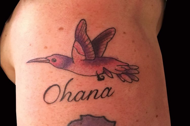 ohana tatuering kolibrier